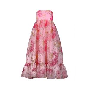 NWOT Selkie Maison Amory x Free People Floral Sheer Ruffle Midi Dress